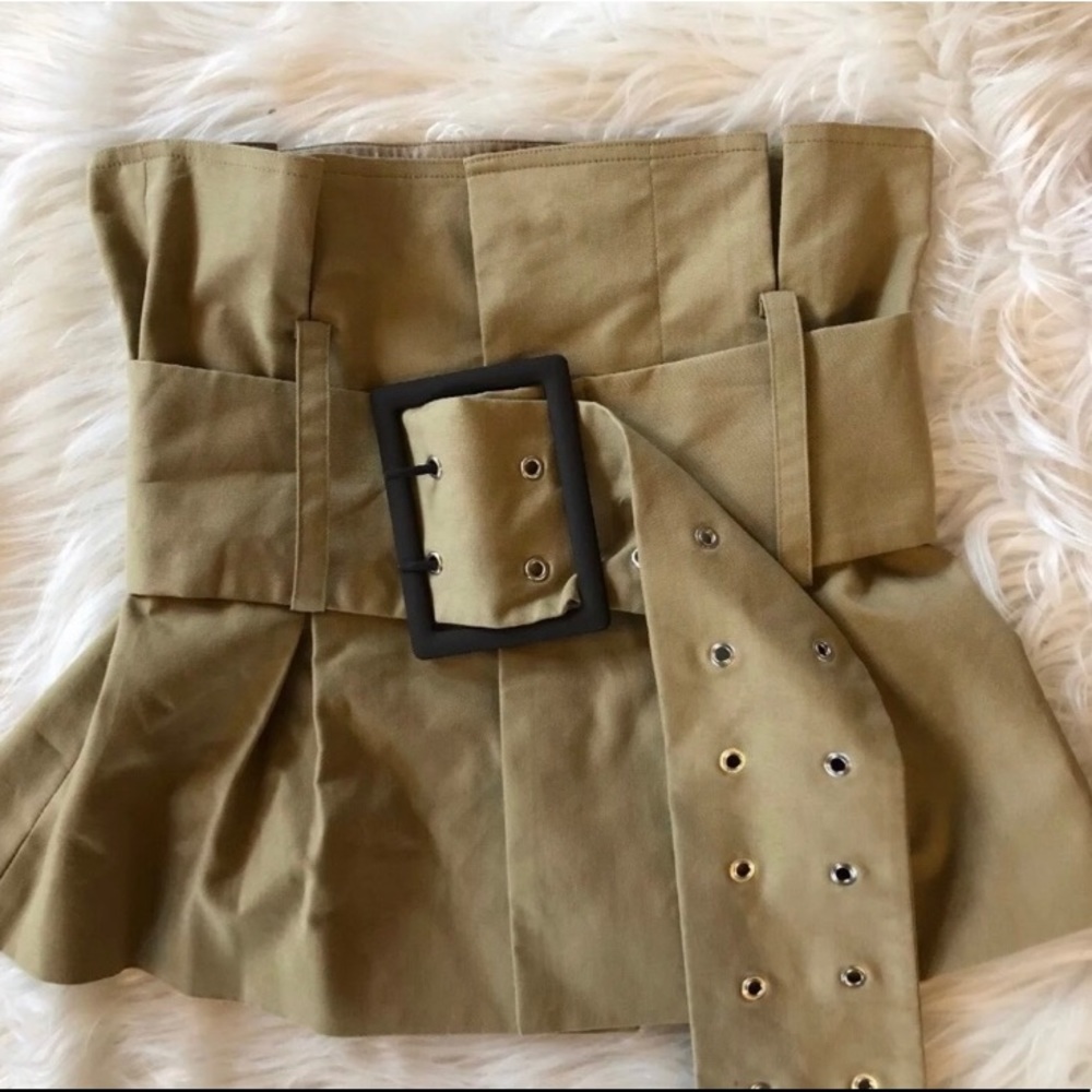 NWOT FRONT ROW SHOP TUBETOP WITH BELT